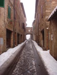 Radicondoli con la neve